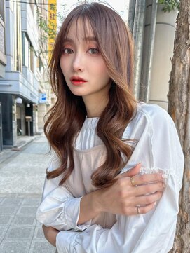 アンジェリカ 岡山店(ANGELICA) シースルーバング　韓国風ヘア