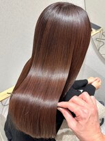 ジーナ セントラル銀座(Zina)&nbsp;ツヤ感カラー＊髪質改善＊ピンクブラウン【ZinaCENTRAL】