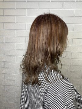 サボン バイ トッカ(savon by tocca) 白髪ぼかしハイライト*ラベンダーベージュ