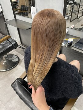 エイト 池袋店(EIGHT ikebukuro) 【EIGHT ikebukuro】ケアブリーチミルクティーカラー