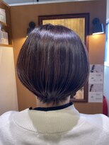 チアー ヘアリラクゼーション(cheer HAIRRELAXATION)&nbsp;前下がりショートボブ