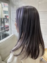 ループ(LOOP) フェイスフレーム/パープル&グレーカラー