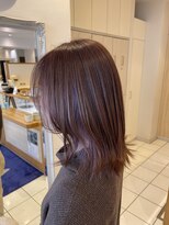 リスタ(ReSTA)&nbsp;ミディアムボブ×インナーカラー