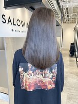 サロウィン 池袋(SALOWIN)&nbsp;透明感パープルグレージュ × ブリーチなし × 髪質改善 #143