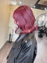 ルクスバイアフィナー(Luxo by Afinar)&nbsp;【 町田 / Luxo by Afinar/ピンクラベンダー×波ウェーブ 】