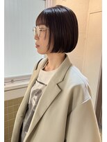 ハル ヘアスタジオ(haRu hair studio) プツッと顔周りボブ