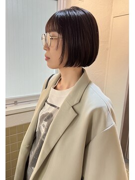 ハル ヘアスタジオ(haRu hair studio) プツッと顔周りボブ