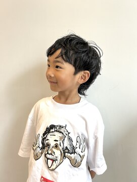 ロックワークオレンジ 西中島店(ROCK WORK ORANGE) キッズカット＊ウルフスタイル