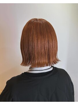 ロッソ 川口店(Rosso) 切りっぱなしオレンジボブ[川口]