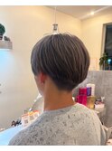 透明感シルバーカラー