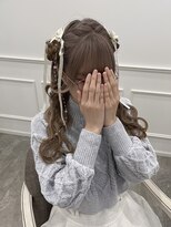 【ヘアメ】王道可愛い♪ヒツジさんハートあみたらしヘアメ＊新井