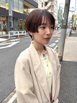 80sカルチャーmixなショートヘア
