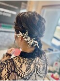 結婚式お呼ばれヘア