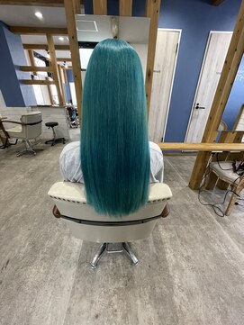 ステア ケース(stair case) ターコイズブルー