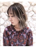 ヘアサロン エフ 渋谷(F)&nbsp;#バレイヤージュ#ハイライト#白髪ぼかし