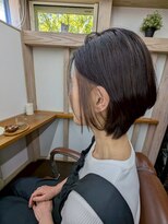 ナンバーエイト(number eight)&nbsp;大人可愛い奥行きショート＊黒髪＊大人可愛いモテ愛され