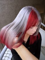 イエナ 渋谷(IENA)&nbsp;デザインカラーケアブリーチダブルカラー赤系カラー