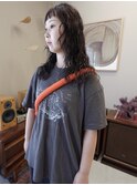 オン眉パーマ