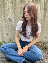 イフイイズカ (Ifh iizuka)&nbsp;ゆるふわウェーブ×ブラウンカラー