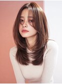 大人かわいいゆるふわ愛され透明感ベージュカラー