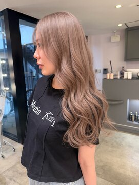 ノエ 心斎橋(Noe) 【Noe心斎橋YUTO】ミルクティーベージュ/髪質改善/ダブルカラー