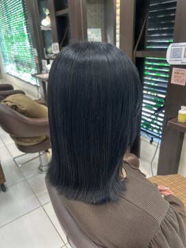 韓国風ブルーブラック