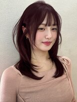 セブンルックス(7LOOKS)&nbsp;【髪質改善】ボルドールビーブラウン×ミディアムレイヤー