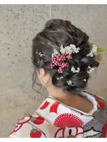 エイミー(amy.)&nbsp;卒業式ヘアアレンジヘアセット