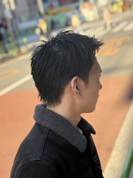 フランクスバーバーリザーブ 人形町店(FRANK’S BARBER RESERVE) MEN’S HAIR/サーフカール/刈り上げセンターパート/人形町