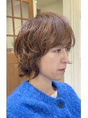 大人ガーリー/レイヤーショート/前髪白髪/20代30代40代50代/大宮