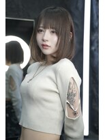 ケイ(K)&nbsp;ボブカット ブラウンカラー