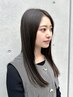 湿気対策綺麗な艶髪★カット+縮毛矯正+髪質改善トリートメント+VEENA￥19320