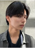 メンズセンターパート/ニュアンスパーマ/フェザーパーマ