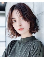 デイジー(Daisy)&nbsp;大人可愛い◎透明感小顔レイヤーボブ×暗髪アッシュブラウン