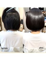 リブ(LIV)&nbsp;50代大人ボブ×髪質改善縮毛矯正で朝ラク美髪