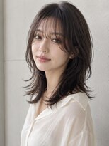 モードケイズ 調布店(MODE K's) ハッシュカット_顔周り韓国レイヤーカット調布前髪カットウルフ