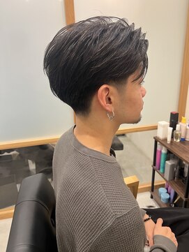 ルーム(room) オールバックセンターパート