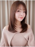 艶髪ココアブラウン韓国風レイヤーカットワンホンレイヤーbs3