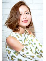 ミンクス 銀座店(MINX)&nbsp;【MINX土屋】OggiモデルLIZA風　ナチュラルモードなルーズボブ