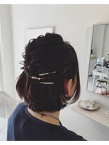 シュエット(Chouette)&nbsp;ショートでもハーフアップアレンジ