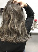 【viewt hair】ハイライト×グレージュ 福山市