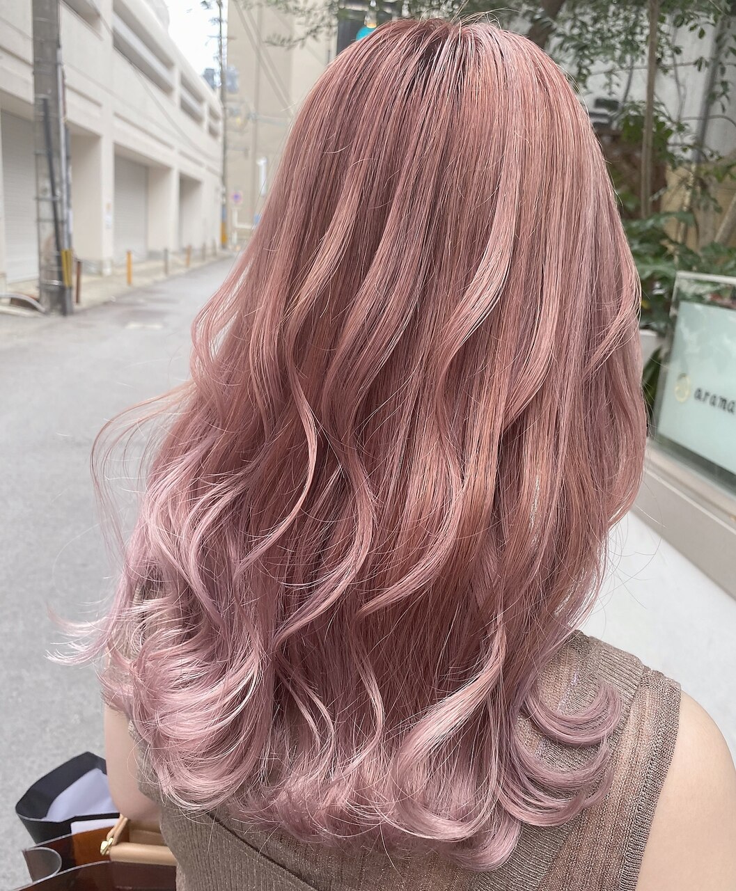オーロラピンク：L089392234｜ヘアカロン 熊本本店(Hair CALON)のヘア
