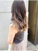 Aラインボブ/マロンベージュ/ニュアンスマッシュ[東銀座/銀座] 