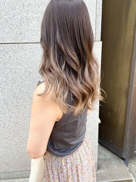 レトン 銀座(leton) Aラインボブ/マロンベージュ/ニュアンスマッシュ[東銀座/銀座]