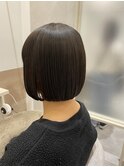 切りっぱなしボブ