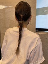 六本木美容室 西麻布店 ヘアセット◎ほうきヘア　