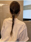 ヘアセット◎ほうきヘア