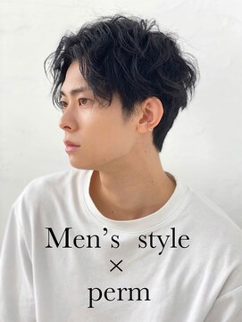 リーン(LEEN) 刈り上げショート×ミックスパーマ 【LEEN】