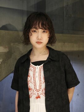 ネロ ヘアサロン 渋谷(NERO HAIR SALON) 【眞下秋歩】大きめカールでまとまるパーマ◎