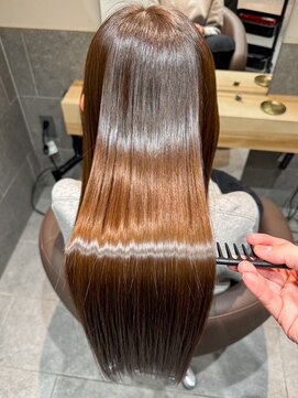 ビスコヘアー(BISCO hair) アンバーブラウン☆天王寺☆髪質改善☆縮毛矯正